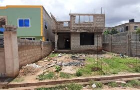 3 Bed rooms Storey uncompleted at Pokuase for sale