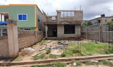 3 Bed rooms Storey uncompleted at Pokuase for sale